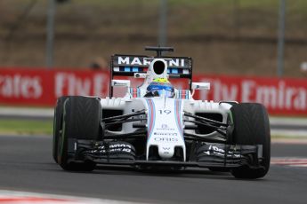 World © Octane Photographic Ltd. Williams Martini Racing, Williams Mercedes FW38 – Felipe Massa. Friday 22nd July 2016, F1 Hungarian GP Practice 1, Hungaroring, Hungary. Digital Ref :