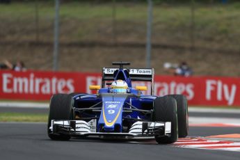 World © Octane Photographic Ltd. Sauber F1 Team C35 – Marcus Ericsson. Friday 22nd July 2016, F1 Hungarian GP Practice 1, Hungaroring, Hungary. Digital Ref :