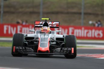 World © Octane Photographic Ltd. Haas F1 Team VF-16– Charles Leclerc. Friday 22nd July 2016, F1 Hungarian GP Practice 1, Hungaroring, Hungary. Digital Ref :