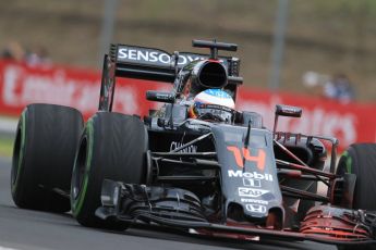 World © Octane Photographic Ltd. McLaren Honda MP4-31 – Fernando Alonso. Friday 22nd July 2016, F1 Hungarian GP Practice 1, Hungaroring, Hungary. Digital Ref :