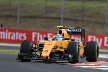 World © Octane Photographic Ltd. Renault Sport F1 Team RS16 – Jolyon Palmer. Friday 22nd July 2016, F1 Hungarian GP Practice 1, Hungaroring, Hungary. Digital Ref :