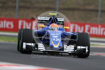 World © Octane Photographic Ltd. Sauber F1 Team C35 – Felipe Nasr. Friday 22nd July 2016, F1 Hungarian GP Practice 1, Hungaroring, Hungary. Digital Ref :