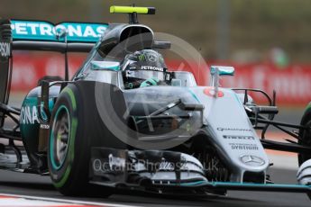 World © Octane Photographic Ltd. Mercedes AMG Petronas W07 Hybrid – Nico Rosberg. Friday 22nd July 2016, F1 Hungarian GP Practice 1, Hungaroring, Hungary. Digital Ref :