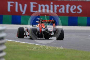 World © Octane Photographic Ltd. Red Bull Racing RB12 – Max Verstappen. Friday 22nd July 2016, F1 Hungarian GP Practice 1, Hungaroring, Hungary. Digital Ref :
