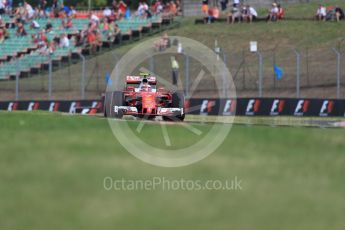 World © Octane Photographic Ltd. Scuderia Ferrari SF16-H – Kimi Raikkonen. Friday 22nd July 2016, F1 Hungarian GP Practice 1, Hungaroring, Hungary. Digital Ref :