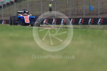 World © Octane Photographic Ltd. Manor Racing MRT05 - Pascal Wehrlein. Friday 22nd July 2016, F1 Hungarian GP Practice 1, Hungaroring, Hungary. Digital Ref :