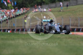 World © Octane Photographic Ltd. Mercedes AMG Petronas W07 Hybrid – Nico Rosberg. Friday 22nd July 2016, F1 Hungarian GP Practice 1, Hungaroring, Hungary. Digital Ref :