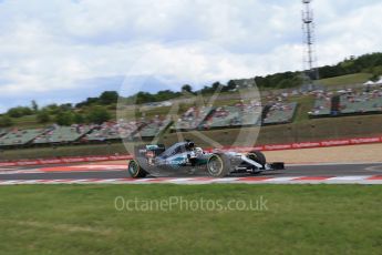 World © Octane Photographic Ltd. Mercedes AMG Petronas W07 Hybrid – Lewis Hamilton. Friday 22nd July 2016, F1 Hungarian GP Practice 1, Hungaroring, Hungary. Digital Ref :