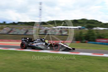 World © Octane Photographic Ltd. Sahara Force India VJM09 - Sergio Perez. Friday 22nd July 2016, F1 Hungarian GP Practice 1, Hungaroring, Hungary. Digital Ref :