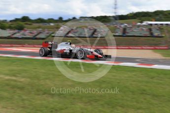 World © Octane Photographic Ltd. Haas F1 Team VF-16– Charles Leclerc. Friday 22nd July 2016, F1 Hungarian GP Practice 1, Hungaroring, Hungary. Digital Ref :