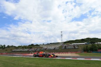 World © Octane Photographic Ltd. Red Bull Racing RB12 – Daniel Ricciardo. Friday 22nd July 2016, F1 Hungarian GP Practice 1, Hungaroring, Hungary. Digital Ref :