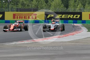 World © Octane Photographic Ltd. Haas F1 Team VF-16 - Esteban Gutierrez. Friday 22nd July 2016, F1 Hungarian GP Practice 2, Hungaroring, Hungary. Digital Ref : 1641CB1D6566