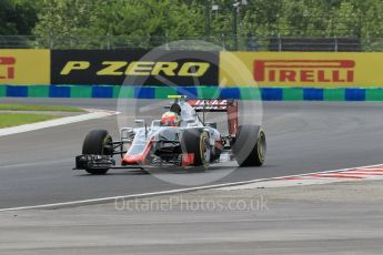 World © Octane Photographic Ltd. Haas F1 Team VF-16 - Esteban Gutierrez. Friday 22nd July 2016, F1 Hungarian GP Practice 2, Hungaroring, Hungary. Digital Ref : 1641CB1D6568