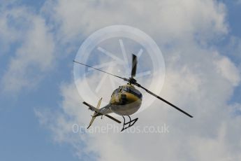 World © Octane Photographic Ltd. Helicopter. Friday 22nd July 2016, F1 Hungarian GP Practice 2, Hungaroring, Hungary. Digital Ref : 1641CB1D6596