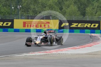 World © Octane Photographic Ltd. Scuderia Toro Rosso STR11 – Carlos Sainz. Friday 22nd July 2016, F1 Hungarian GP Practice 2, Hungaroring, Hungary. Digital Ref : 1641CB1D6629