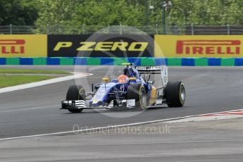 World © Octane Photographic Ltd. Sauber F1 Team C35 – Felipe Nasr. Friday 22nd July 2016, F1 Hungarian GP Practice 2, Hungaroring, Hungary. Digital Ref : 1641CB1D6643