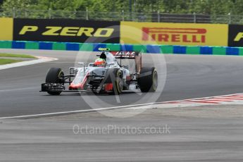 World © Octane Photographic Ltd. Haas F1 Team VF-16 - Esteban Gutierrez. Friday 22nd July 2016, F1 Hungarian GP Practice 2, Hungaroring, Hungary. Digital Ref : 1641CB1D6647