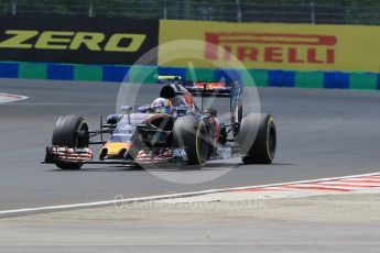 World © Octane Photographic Ltd. Scuderia Toro Rosso STR11 – Carlos Sainz. Friday 22nd July 2016, F1 Hungarian GP Practice 2, Hungaroring, Hungary. Digital Ref : 1641CB1D6669