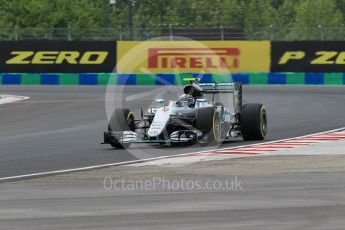 World © Octane Photographic Ltd. Mercedes AMG Petronas W07 Hybrid – Nico Rosberg. Friday 22nd July 2016, F1 Hungarian GP Practice 2, Hungaroring, Hungary. Digital Ref : 1641CB1D6688