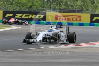 World © Octane Photographic Ltd. Williams Martini Racing, Williams Mercedes FW38 – Felipe Massa. Friday 22nd July 2016, F1 Hungarian GP Practice 2, Hungaroring, Hungary. Digital Ref : 1641CB1D6715