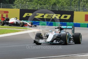 World © Octane Photographic Ltd. Mercedes AMG Petronas W07 Hybrid – Lewis Hamilton. Friday 22nd July 2016, F1 Hungarian GP Practice 2, Hungaroring, Hungary. Digital Ref : 1641CB1D6721