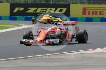 World © Octane Photographic Ltd. Scuderia Ferrari SF16-H – Kimi Raikkonen. Friday 22nd July 2016, F1 Hungarian GP Practice 2, Hungaroring, Hungary. Digital Ref : 1641CB1D6748