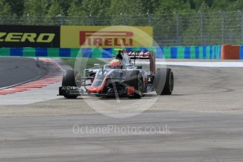 World © Octane Photographic Ltd. Haas F1 Team VF-16 - Esteban Gutierrez. Friday 22nd July 2016, F1 Hungarian GP Practice 2, Hungaroring, Hungary. Digital Ref : 1641CB1D6759