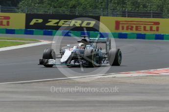 World © Octane Photographic Ltd. Mercedes AMG Petronas W07 Hybrid – Lewis Hamilton. Friday 22nd July 2016, F1 Hungarian GP Practice 2, Hungaroring, Hungary. Digital Ref : 1641CB1D6773
