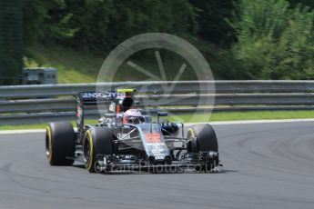 World © Octane Photographic Ltd. McLaren Honda MP4-31 – Jenson Button. Friday 22nd July 2016, F1 Hungarian GP Practice 2, Hungaroring, Hungary. Digital Ref : 1641CB1D6823