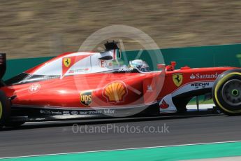 World © Octane Photographic Ltd. Scuderia Ferrari SF16-H – Sebastian Vettel. Friday 22nd July 2016, F1 Hungarian GP Practice 2, Hungaroring, Hungary. Digital Ref : 1641CB1D6869