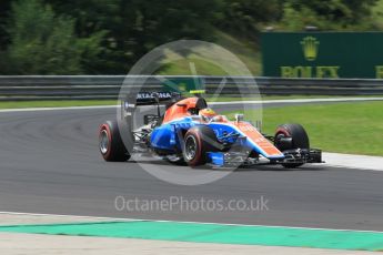 World © Octane Photographic Ltd. Manor Racing MRT05 – Rio Haryanto. Friday 22nd July 2016, F1 Hungarian GP Practice 2, Hungaroring, Hungary. Digital Ref : 1641CB1D6925