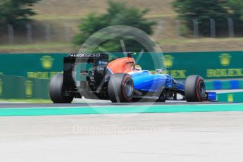 World © Octane Photographic Ltd. Manor Racing MRT05 – Rio Haryanto. Friday 22nd July 2016, F1 Hungarian GP Practice 2, Hungaroring, Hungary. Digital Ref : 1641CB1D6929