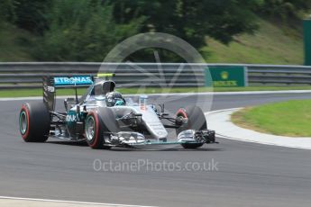 World © Octane Photographic Ltd. Mercedes AMG Petronas W07 Hybrid – Nico Rosberg. Friday 22nd July 2016, F1 Hungarian GP Practice 2, Hungaroring, Hungary. Digital Ref : 1641CB1D6975