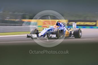 World © Octane Photographic Ltd. Sauber F1 Team C35 – Felipe Nasr. Friday 22nd July 2016, F1 Hungarian GP Practice 2, Hungaroring, Hungary. Digital Ref : 1641CB5D6939