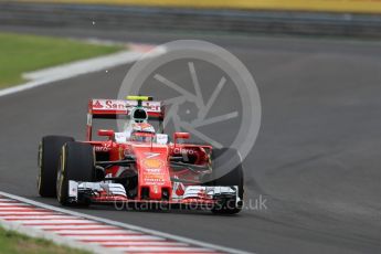 World © Octane Photographic Ltd. Scuderia Ferrari SF16-H – Kimi Raikkonen. Friday 22nd July 2016, F1 Hungarian GP Practice 2, Hungaroring, Hungary. Digital Ref : 1641LB1D1509