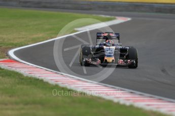 World © Octane Photographic Ltd. Scuderia Toro Rosso STR11 – Daniil Kvyat. Friday 22nd July 2016, F1 Hungarian GP Practice 2, Hungaroring, Hungary. Digital Ref : 1641LB1D1546