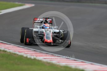 World © Octane Photographic Ltd. Haas F1 Team VF-16 – Romain Grosjean. Friday 22nd July 2016, F1 Hungarian GP Practice 2, Hungaroring, Hungary. Digital Ref : 1641LB1D1563