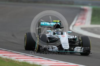 World © Octane Photographic Ltd. Mercedes AMG Petronas W07 Hybrid – Nico Rosberg. Friday 22nd July 2016, F1 Hungarian GP Practice 2, Hungaroring, Hungary. Digital Ref : 1641LB1D1574