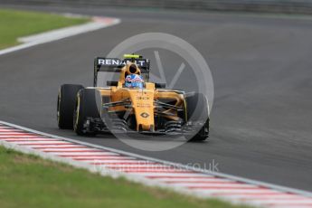 World © Octane Photographic Ltd. Renault Sport F1 Team RS16 – Jolyon Palmer. Friday 22nd July 2016, F1 Hungarian GP Practice 2, Hungaroring, Hungary. Digital Ref : 1641LB1D1641