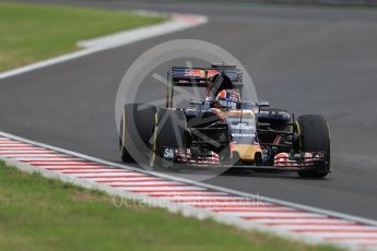 World © Octane Photographic Ltd. Scuderia Toro Rosso STR11 – Daniil Kvyat. Friday 22nd July 2016, F1 Hungarian GP Practice 2, Hungaroring, Hungary. Digital Ref : 1641LB1D1653