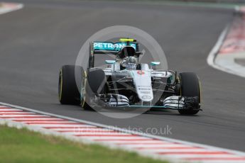 World © Octane Photographic Ltd. Mercedes AMG Petronas W07 Hybrid – Nico Rosberg. Friday 22nd July 2016, F1 Hungarian GP Practice 2, Hungaroring, Hungary. Digital Ref : 1641LB1D1681