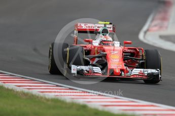 World © Octane Photographic Ltd. Scuderia Ferrari SF16-H – Kimi Raikkonen. Friday 22nd July 2016, F1 Hungarian GP Practice 2, Hungaroring, Hungary. Digital Ref : 1641LB1D1693