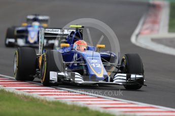 World © Octane Photographic Ltd. Sauber F1 Team C35 – Felipe Nasr. Friday 22nd July 2016, F1 Hungarian GP Practice 2, Hungaroring, Hungary. Digital Ref : 1641LB1D1796