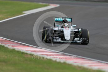 World © Octane Photographic Ltd. Mercedes AMG Petronas W07 Hybrid – Lewis Hamilton. Friday 22nd July 2016, F1 Hungarian GP Practice 2, Hungaroring, Hungary. Digital Ref : 1641LB1D1835