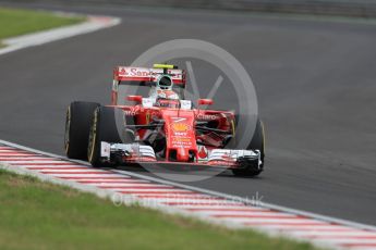 World © Octane Photographic Ltd. Scuderia Ferrari SF16-H – Kimi Raikkonen. Friday 22nd July 2016, F1 Hungarian GP Practice 2, Hungaroring, Hungary. Digital Ref : 1641LB1D1872