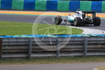 World © Octane Photographic Ltd. Mercedes AMG Petronas W07 Hybrid – Lewis Hamilton. Friday 22nd July 2016, F1 Hungarian GP Practice 2, Hungaroring, Hungary. Digital Ref : 1641LB1D1963
