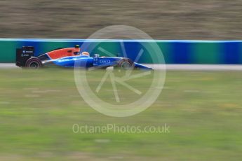 World © Octane Photographic Ltd. Manor Racing MRT05 – Rio Haryanto. Friday 22nd July 2016, F1 Hungarian GP Practice 2, Hungaroring, Hungary. Digital Ref : 1641LB1D2006