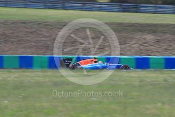 World © Octane Photographic Ltd. Manor Racing MRT05 – Rio Haryanto. Friday 22nd July 2016, F1 Hungarian GP Practice 2, Hungaroring, Hungary. Digital Ref : 1641LB1D2187