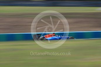 World © Octane Photographic Ltd. Manor Racing MRT05 - Pascal Wehrlein. Friday 22nd July 2016, F1 Hungarian GP Practice 2, Hungaroring, Hungary. Digital Ref : 1641LB1D2341