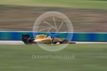 World © Octane Photographic Ltd. Renault Sport F1 Team RS16 - Kevin Magnussen. Friday 22nd July 2016, F1 Hungarian GP Practice 2, Hungaroring, Hungary. Digital Ref : 1641LB1D2408